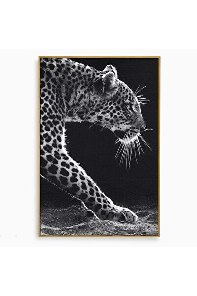 Luxcanva Tablou Canvas Clipa de Atac 80x120 cm cu Rama Auriu Clipa de Atac Le...