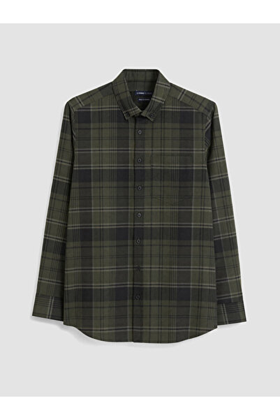 LC Waikiki Sparkling Choices from Shining Store Standard Fit Checkered Embroi...