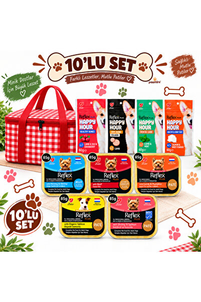 Reflex Pawmira Özel Kombin Plus Mini ve Küçük Irk Köpek Yaş, Ödül Maması ve T...