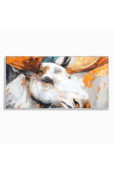 Luxcanva Tablou Canvas Chemarea Nordului 100x50 cm cu Rama Argintiu Chemarea ...