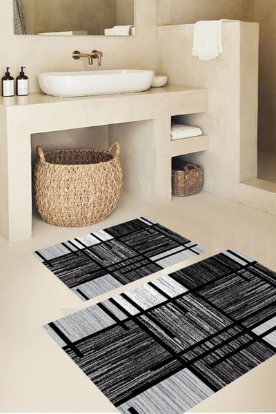 evim concept Non-Slip Base, Washable, Dust-Proof, Stain-Resistant, Set of 2 T...