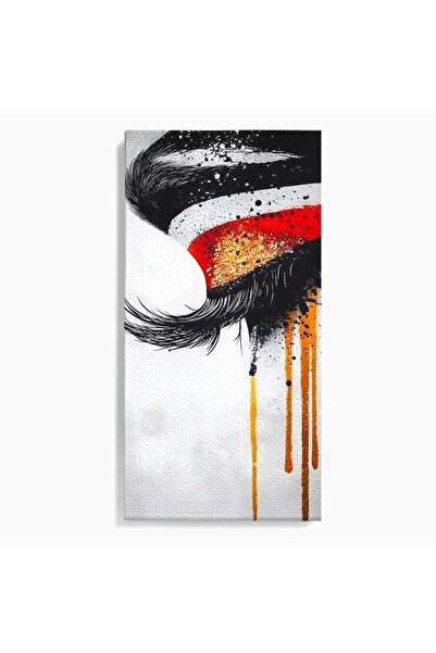 Luxcanva Tablou Canvas Privirea care Curge 50x100 cm pe Sasiu Lemn Privirea c...