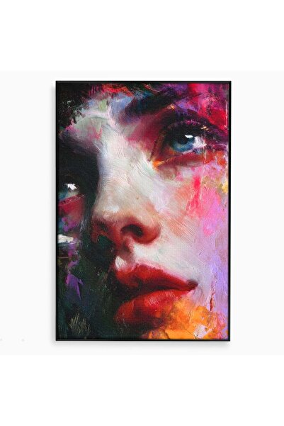 Luxcanva Tablou Canvas Privire Spre Infinit 40x60 cm cu Rama Negru Privire Sp...