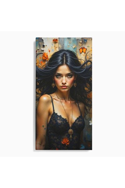 Luxcanva Tablou Canvas Timpul din Colier 70x140 cm pe Sasiu Lemn Timpul din C...