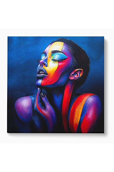 Luxcanva Tablou Canvas O Clipa de Liniste 100x100 cm pe Sasiu Lemn O Clipa de...