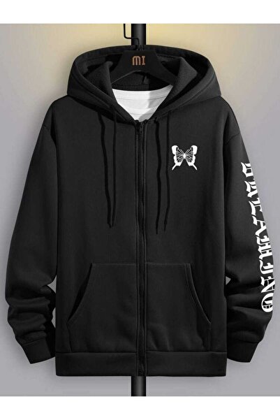 classy moda Unisex Black Oversize Hooded Sweatshirt with Kangaroo Pocket, 3 T...