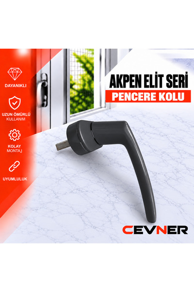 Elit Seri PVC Pimapen Pencere Kolu ( ÇELİK GÖVDE ) - Montaj Vidaları Dahil