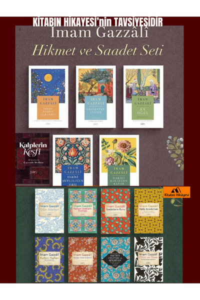 Sufi Kitap İmam Gazzali KİTAPLIĞI- Ey Oğul, Gafletten Uyanış, İnsan Neden Ald...