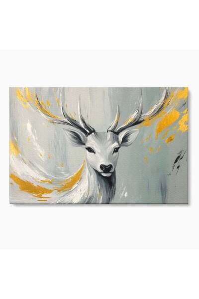 Luxcanva Tablou Canvas Sufletul Alb al Padurii 70x50 cm pe Sasiu Lemn Sufletu...