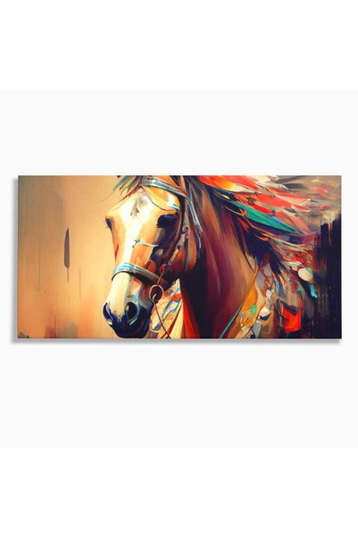 Luxcanva Tablou Canvas Vifor de Culori 140x70 cm pe Sasiu Lemn Vifor de Culor...