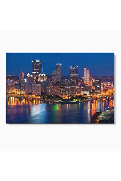 Luxcanva Tablou Canvas Fluviul Tacut 60x40 cm pe Sasiu Lemn Fluviul Tacut Ora...