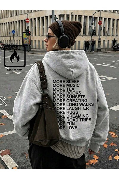 Co Trendiz Unisex More Sleep More Music Sweatshirt Grimelanj
