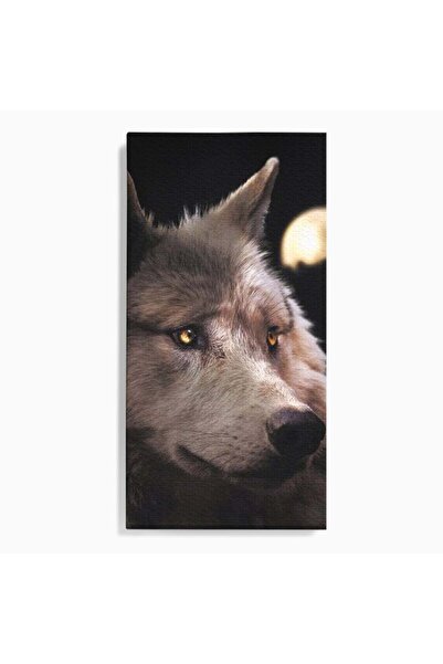 Luxcanva Tablou Canvas Sub Semnul Lunii 70x140 cm pe Sasiu Lemn Sub Semnul Lu...