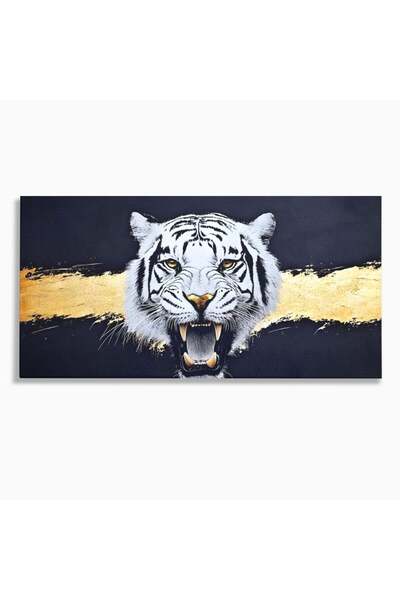Luxcanva Tablou Canvas Masca Spiritului Alb 100x50 cm pe Sasiu Lemn Masca Spi...