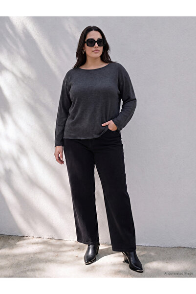 LC Waikiki Plus Size Straight Fit Women's Jeans