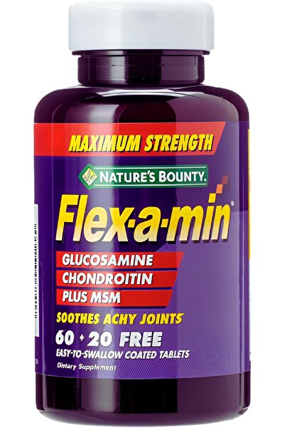 Nature's Bounty Nature’s Bounty Flex-A-Min 80 Tablets – Advanced Joint Suppor...