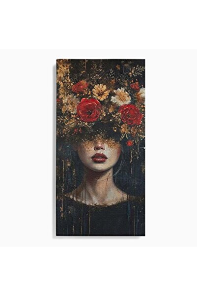Luxcanva Tablou Canvas Regina Florilor Nocturne 70x140 cm pe Sasiu Lemn Regin...
