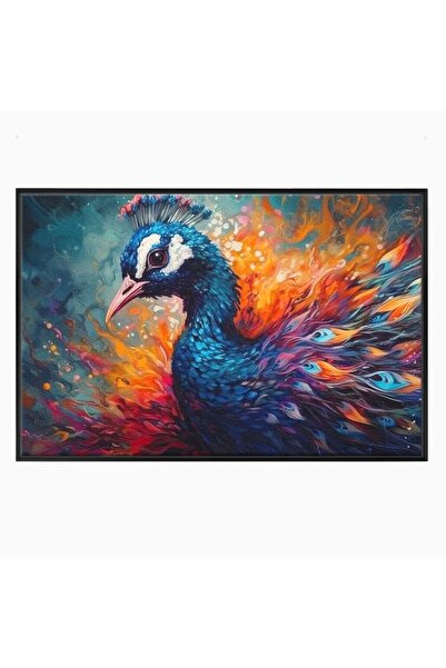 Luxcanva Tablou Canvas Coroana Naturii 60x40 cm cu Rama Negru Coroana Naturii...