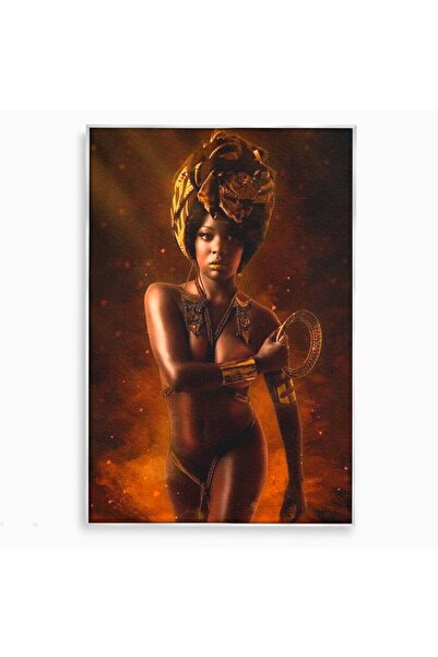 Luxcanva Tablou Canvas Eterna Zeitate 70x100 cm cu Rama Argintiu Eterna Zeita...