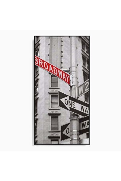 Luxcanva Tablou Canvas Intersectia Viselor 50x100 cm cu Rama Negru Intersecti...