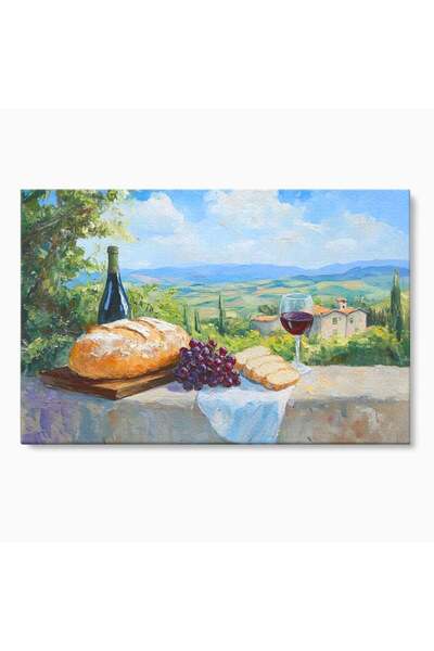 Luxcanva Tablou Canvas Traditie si Gust 120x80 cm pe Sasiu Lemn Traditie si G...