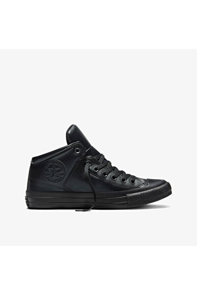 Converse Chuck Taylor All Star High Street Deri Siyah Sneaker