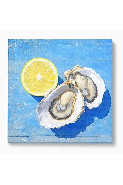 Luxcanva Tablou Canvas Gustul Oceanului 50x50 cm pe Sasiu Lemn Gustul Oceanul...
