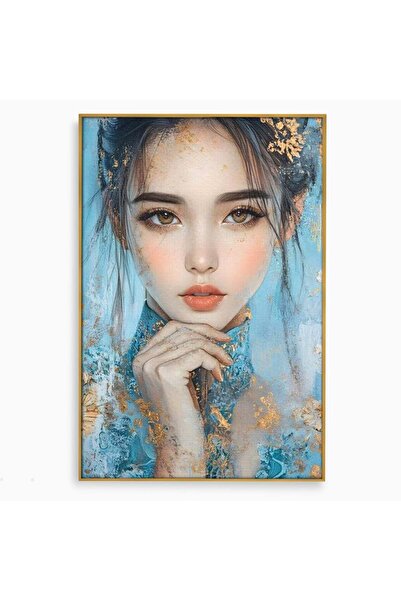 Luxcanva Tablou Canvas Vis de Iasomie 100x150 cm cu Rama Auriu Vis de Iasomie...