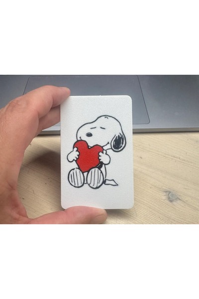 Generic Brand 3D Printing Cute Dog Pattern Decorative Bank Card Case