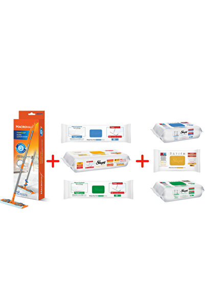 Sleepy PACHET PROMOȚIONAL COMPLET - Mop MACROMAX NOU + Lavete Umede Easy Clea...
