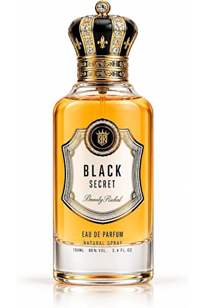 Beauty Richal Black Secret Eau de Parfum, 100 ml Natural Spray, Royal Crown B...