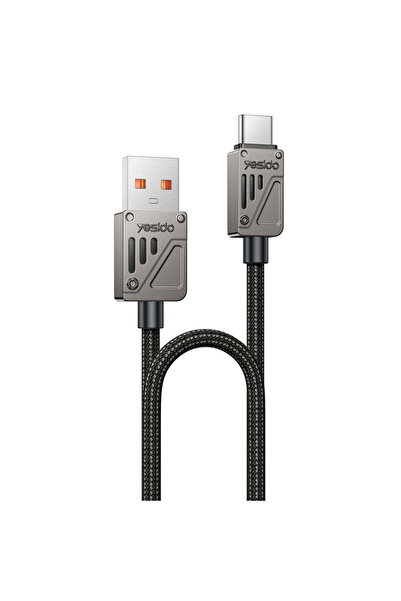 Yesido Cablu de date (CA135C), USB la Type-C, Încărcare rapidă, QC18W, 3A, 48...