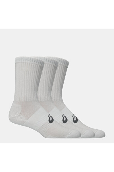 Asics 3 PACK CREW SOCK Unisex Cream/Black Koşu Çorabı 3033C298-100