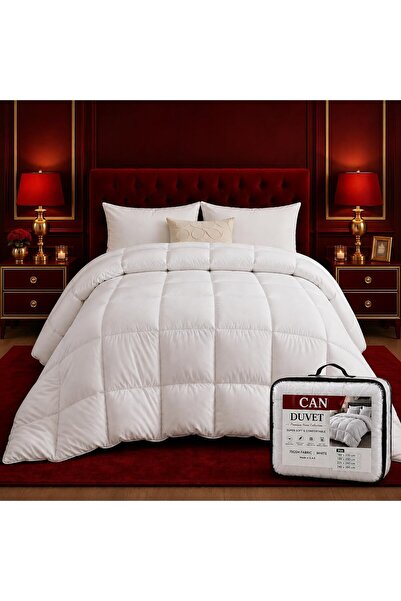 CAN Premium White Duvet - Size 220x240 cm Fabric 100 GSM & 250 GSM Sheet Ultr...