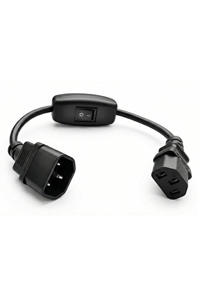 Choice 0.3M IEC C14-C13 Extension Power Cord Short 0.3M 0.5M IEC 320 C13 to C...