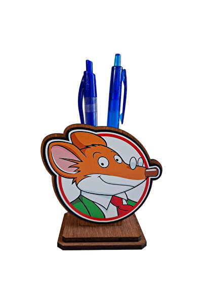 OEM Figurina Geronimo Stilton Detectiv, 9 cm, lemn