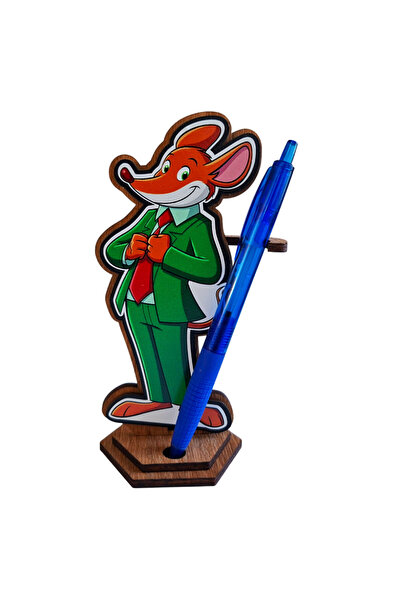 OEM Figurina Geronimo Stilton Aventuri, 15 cm, lemn