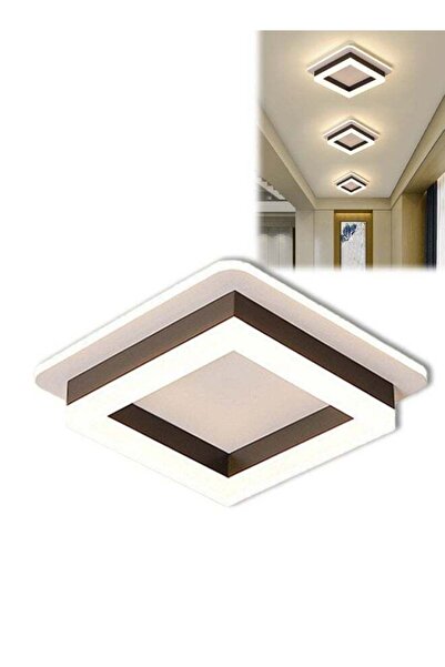 DUNISO مصباح سقف LED مثبت على السطح، مصباح سقف قابل للتعتيم من مادة ABS لحماي...