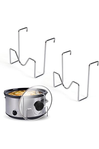 KASTWAVE Stainless Steel Crock Pot Lid Holder Attachment, Durable Slow Cooker...