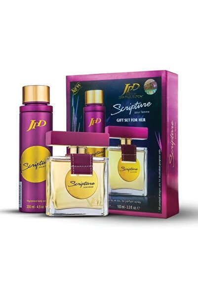 Jean Paul Dupont JPD Scripture Eau De Parfum and Body Spray Set for Women
