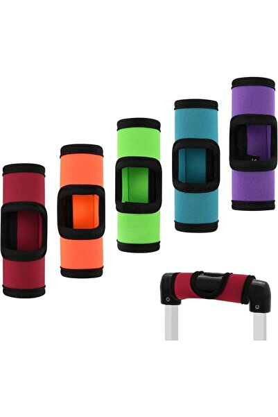cosmos 5 Pcs Neoprene Luggage Handle Wrap Soft Grip Handle Cover Luggage Iden...