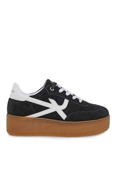 Renato Garini Γυναικεία Sneakers 49-52RG34 Μαύρο Καστόρι Λευκό 934