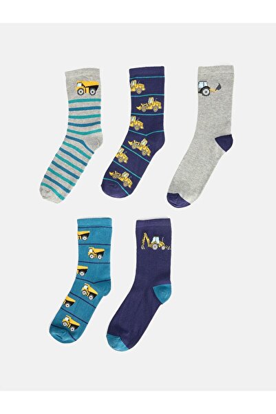 LC Waikiki Mixed Patterned Boys' Socks 5-Pack (W6)
