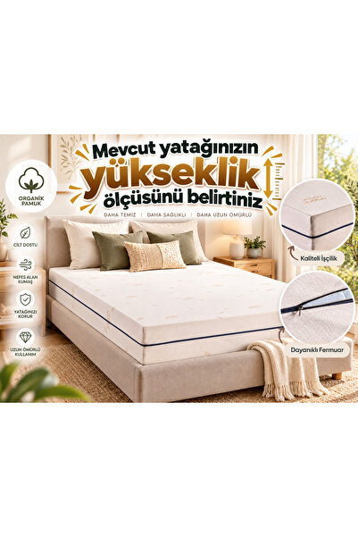 YILTEX COLECTİON Cotton Kılıf 140x190 Yatak kılıfı yatak örtüsü yatak koruyuc...