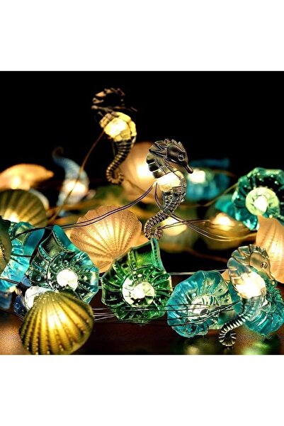 KASTWAVE أضواء LED على شكل أمواج المحيط، أضواء زينة، 3 أمتار/10 أقدام، 30 مصب...