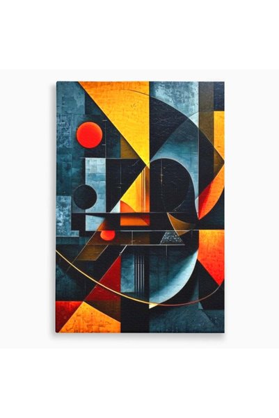 Luxcanva Tablou Canvas Coliziunea Culorilor 40x60 cm pe Sasiu Lemn Coliziunea...