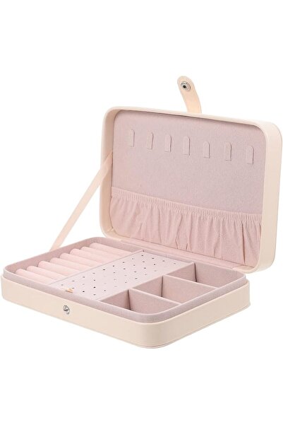 GLEAVI Double-Layer Jewelry Storage Box for Watches and Accessories Multifunc...
