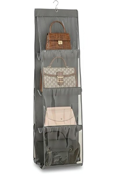 Red Dot Gift ® 8 Pockets H110x35X18cm Grey Color Handbag Hanging Organizer fo...