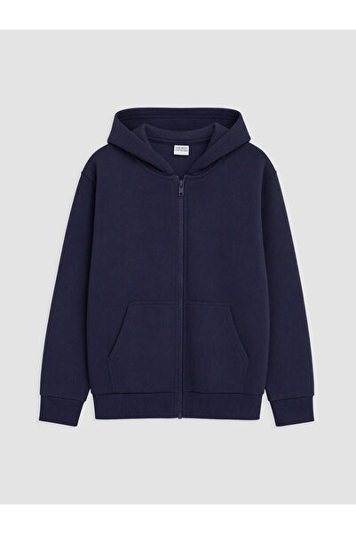 LC Waikiki Hooded Thick Boys' Zippered Sweatshirt (W6)