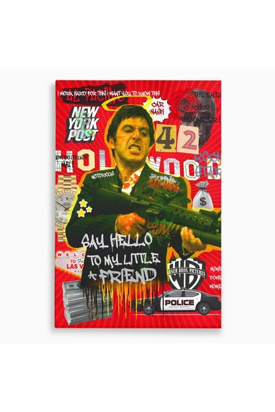 Luxcanva Tablou Canvas Alfredo Pacino 40x60 cm pe Sasiu Lemn Alfredo Pacino D...